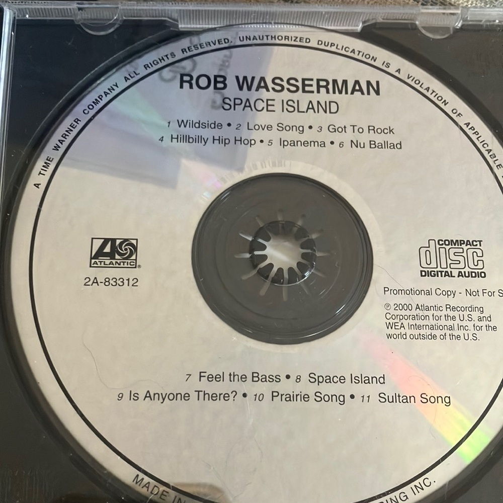 Rob Wasserman Space Island CD promo